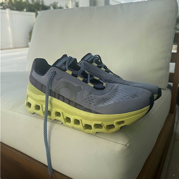 On Running Cloudmonster Nimbus Hay Running Sneaker Shoe 61.98242 Size Women’s 10 - Picture 12 of 12